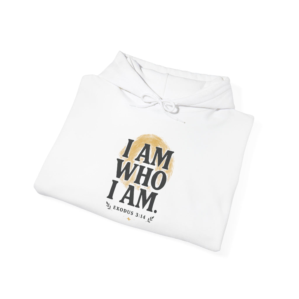 Empowering Unisex Sweatshirt - I AM WHO I AM, King of Kings, Inspirational Apparel, Motivational Gift, Cozy Hoodie Printify