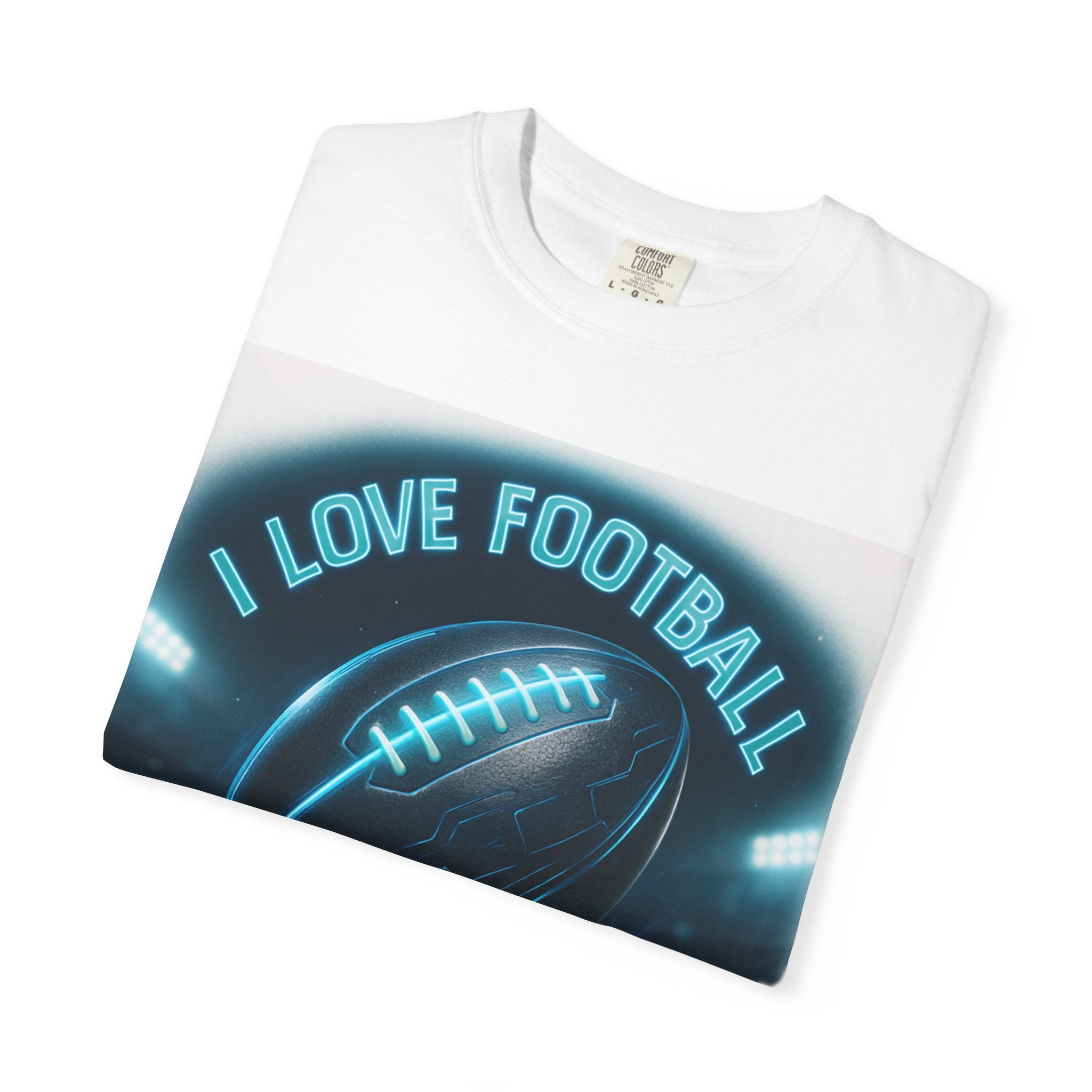 Unisex Football Love T-Shirt, Casual Sports Tee, Gift for Football Fans, Game Day Apparel, Athletic Wear for Men and Women