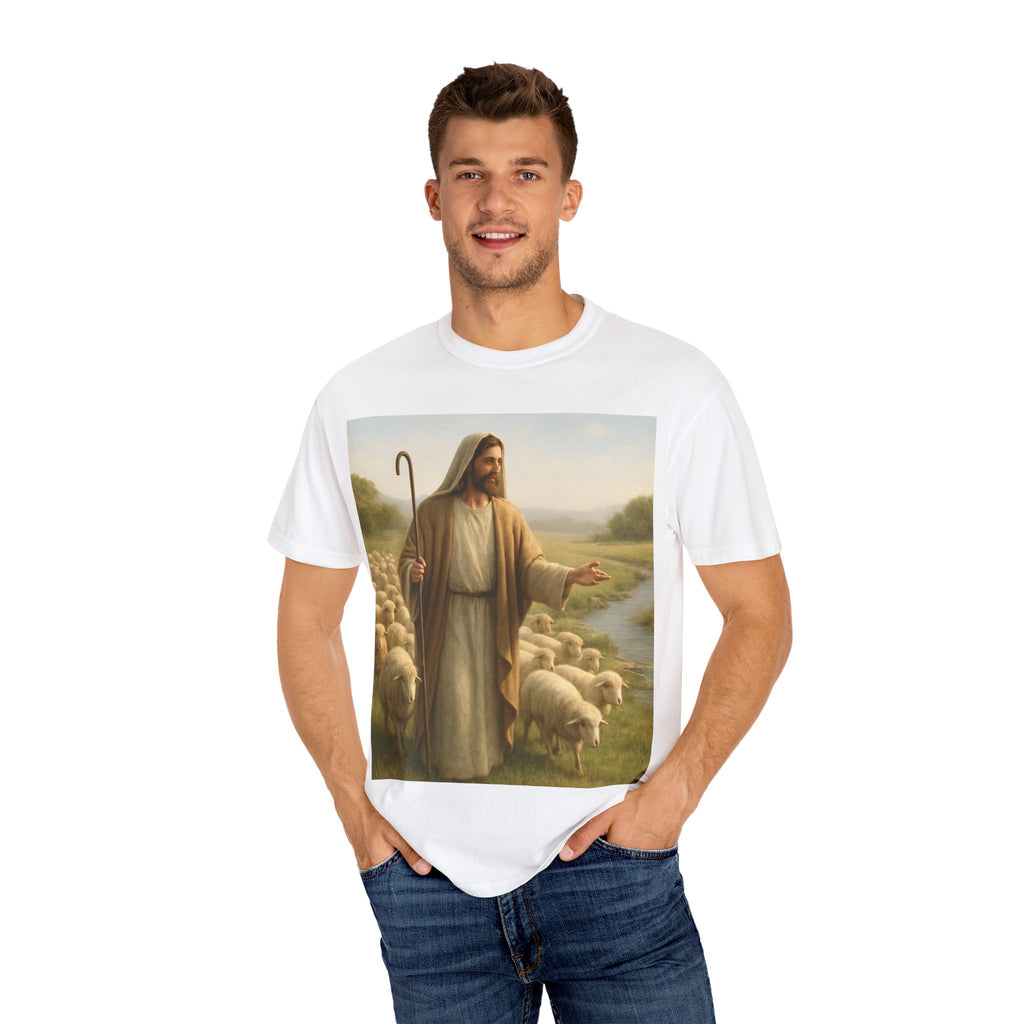 Shepherd's Comfort T-Shirt - Faith-Based Apparel, Spiritual Gift, Christian Wear, Inspirational Tee, Biblical Verse Fashion