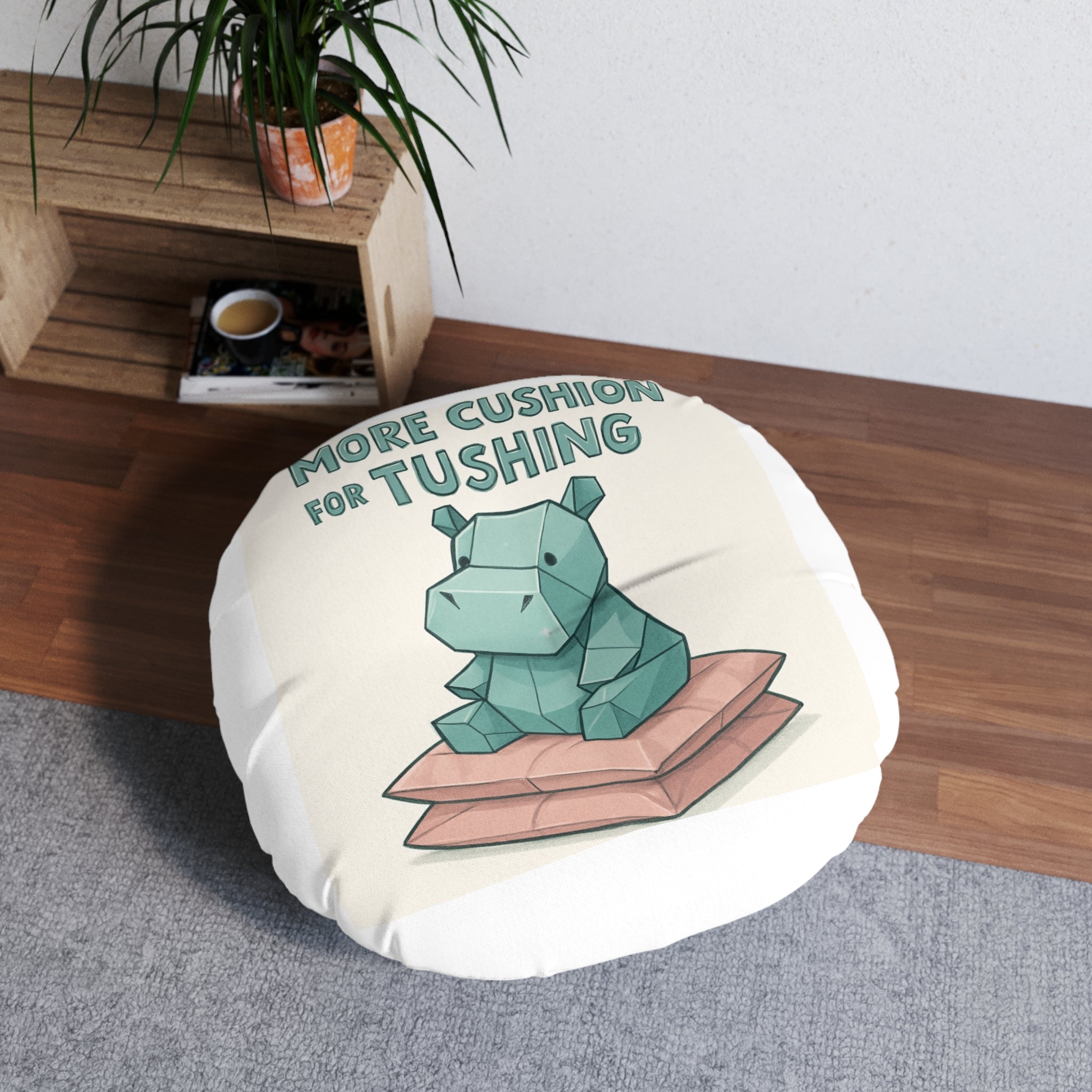 Whimsical Tufted Floor Pillow with Fun Designs - Great for Home Decor, Gifts, Cozy Seating, Floor Cushion, Kid's Room Printify