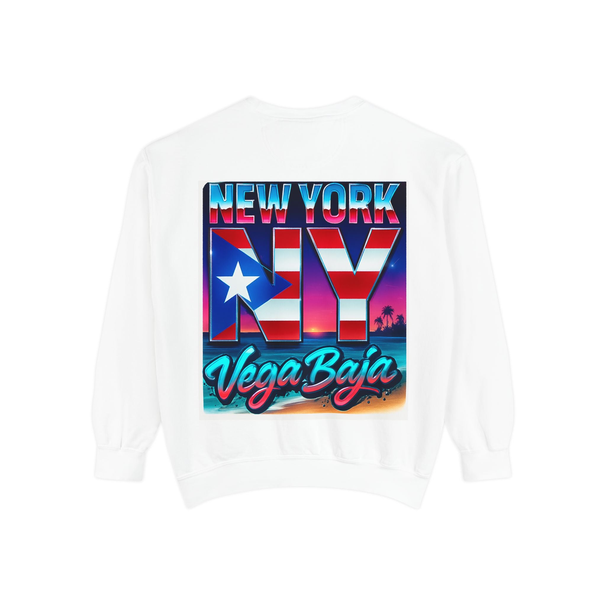 Colorful Graphic Sweatshirt - Unisex NY Pride Streetwear Fashion Printify