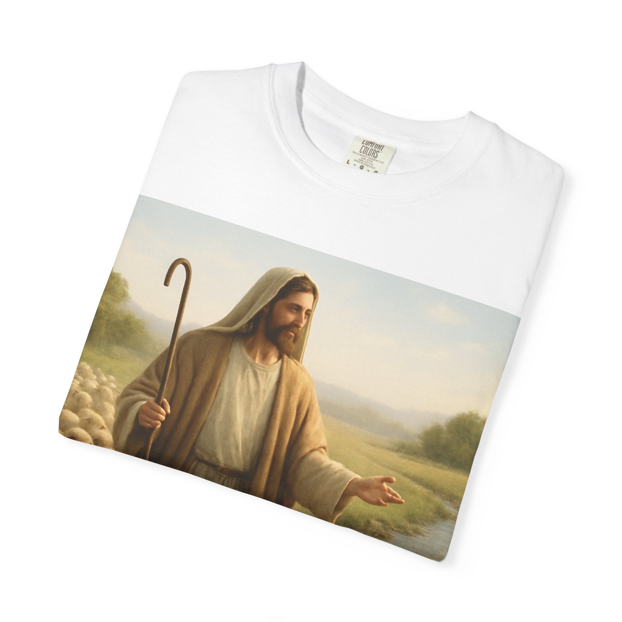 Shepherd's Comfort T-Shirt - Faith-Based Apparel, Spiritual Gift, Christian Wear, Inspirational Tee, Biblical Verse Fashion