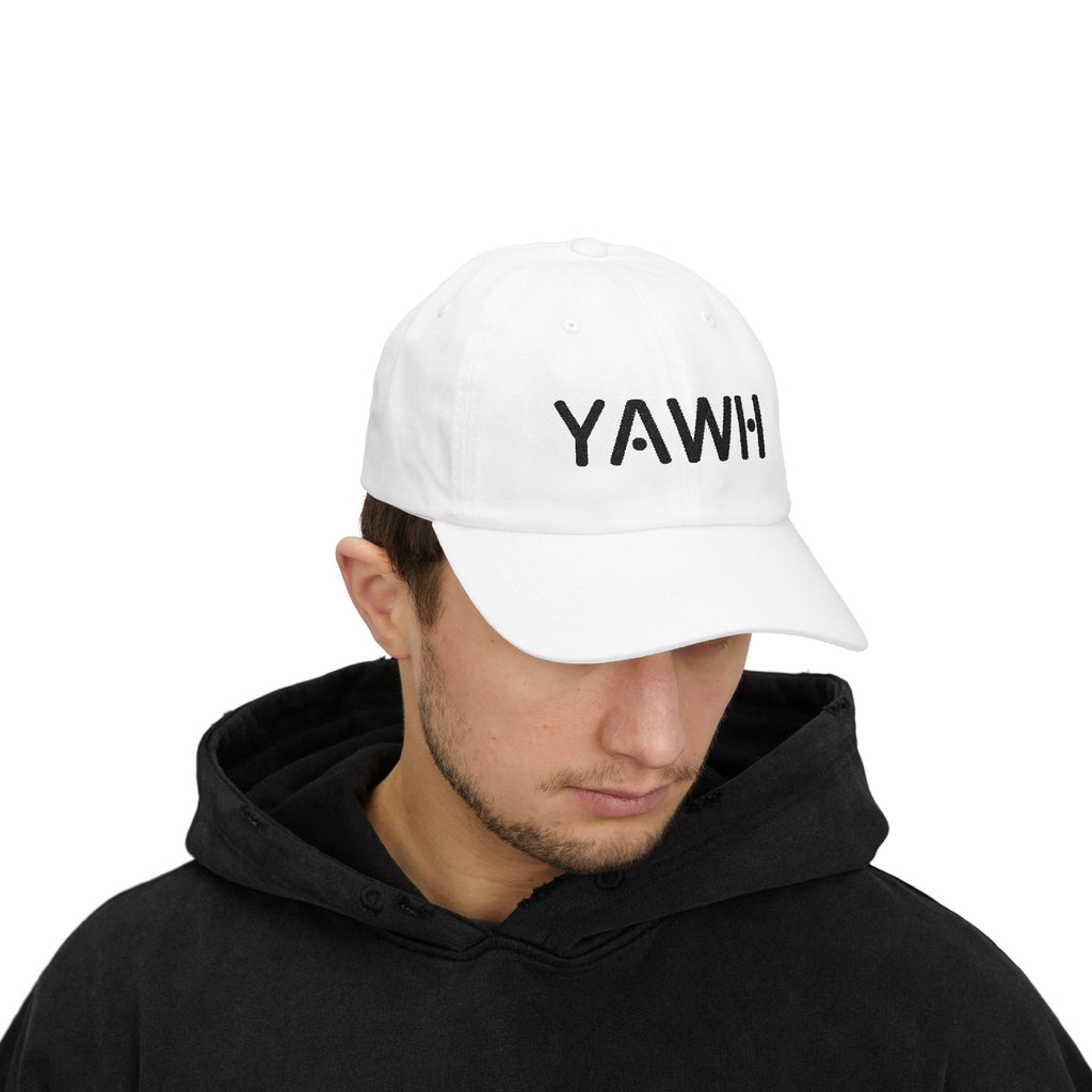 Dad Cap — YAWH Minimal Embroidered Baseball Hat Printify