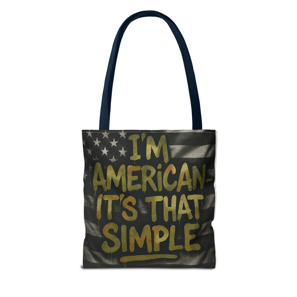 Patriotic Tote Bag for Americans, Gift for 4th of July, Shopping Bag, Travel Bag, Casual Accessories, Eco-Friendly