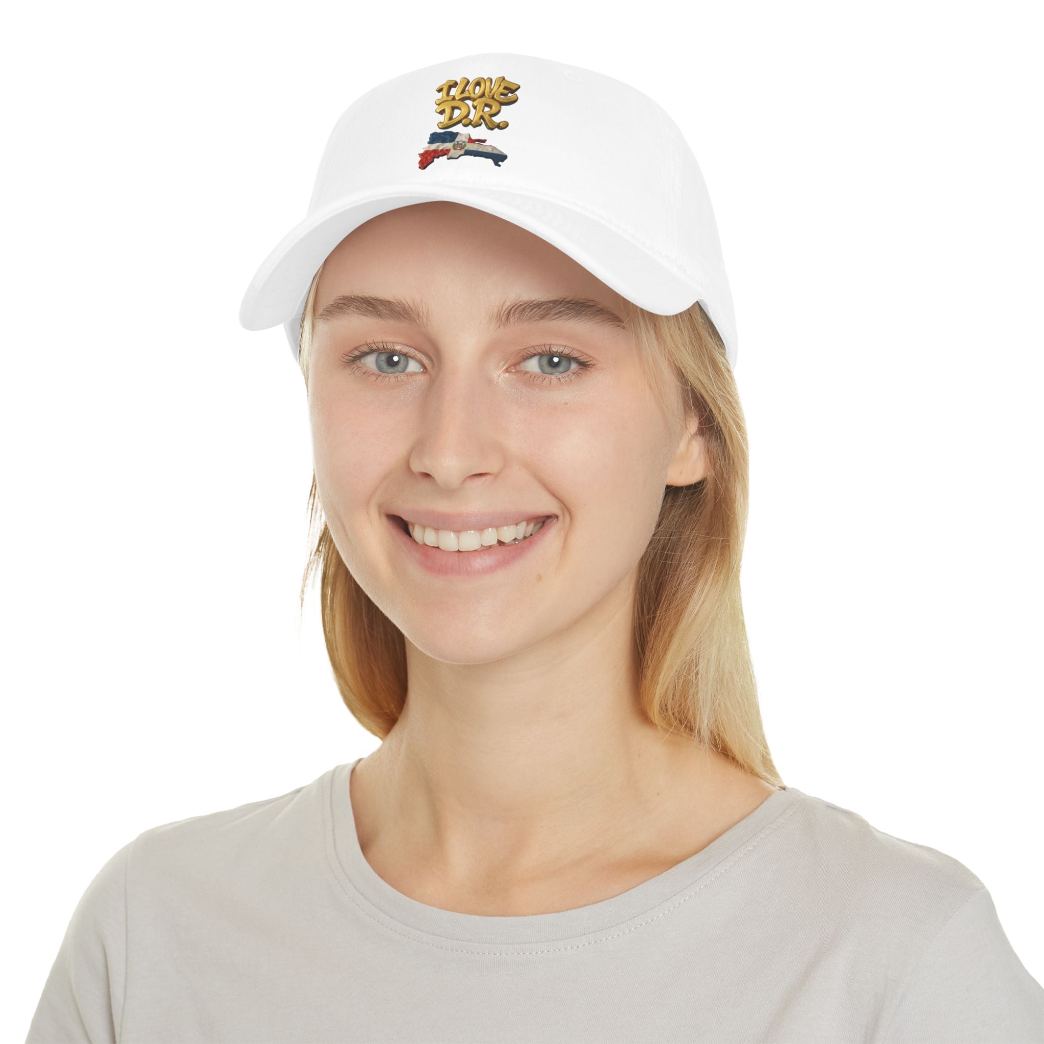 I Love DR Baseball Cap - Casual Style, Perfect for Summer Days, Gifts for Music Lovers, Trendy Accessory for Travelers, Fun Vacation Hat Printify
