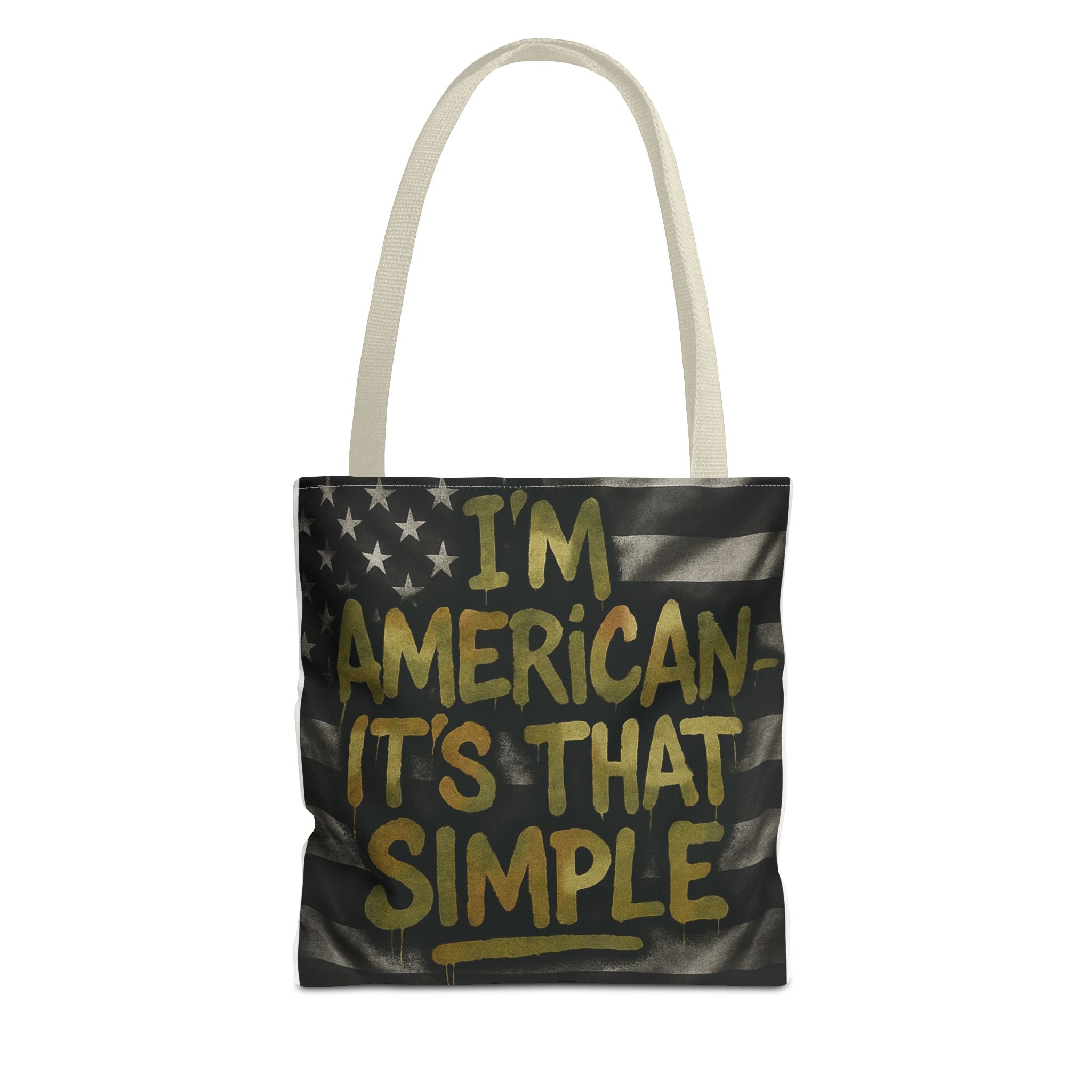 Patriotic Tote Bag for Americans, Gift for 4th of July, Shopping Bag, Travel Bag, Casual Accessories, Eco-Friendly Printify