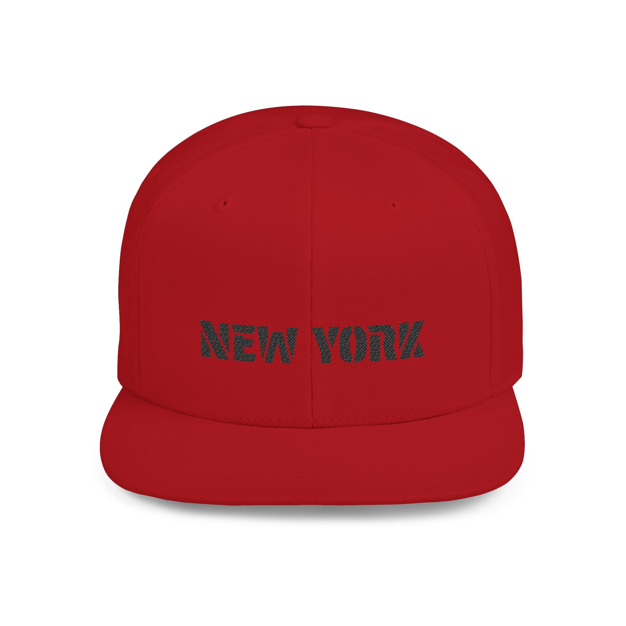 New York Flat Bill Snapback Hat, Urban Style Cap for Trendsetters, Casual Wear, Gift for Fashion Lovers, Streetwear Essentials Printify