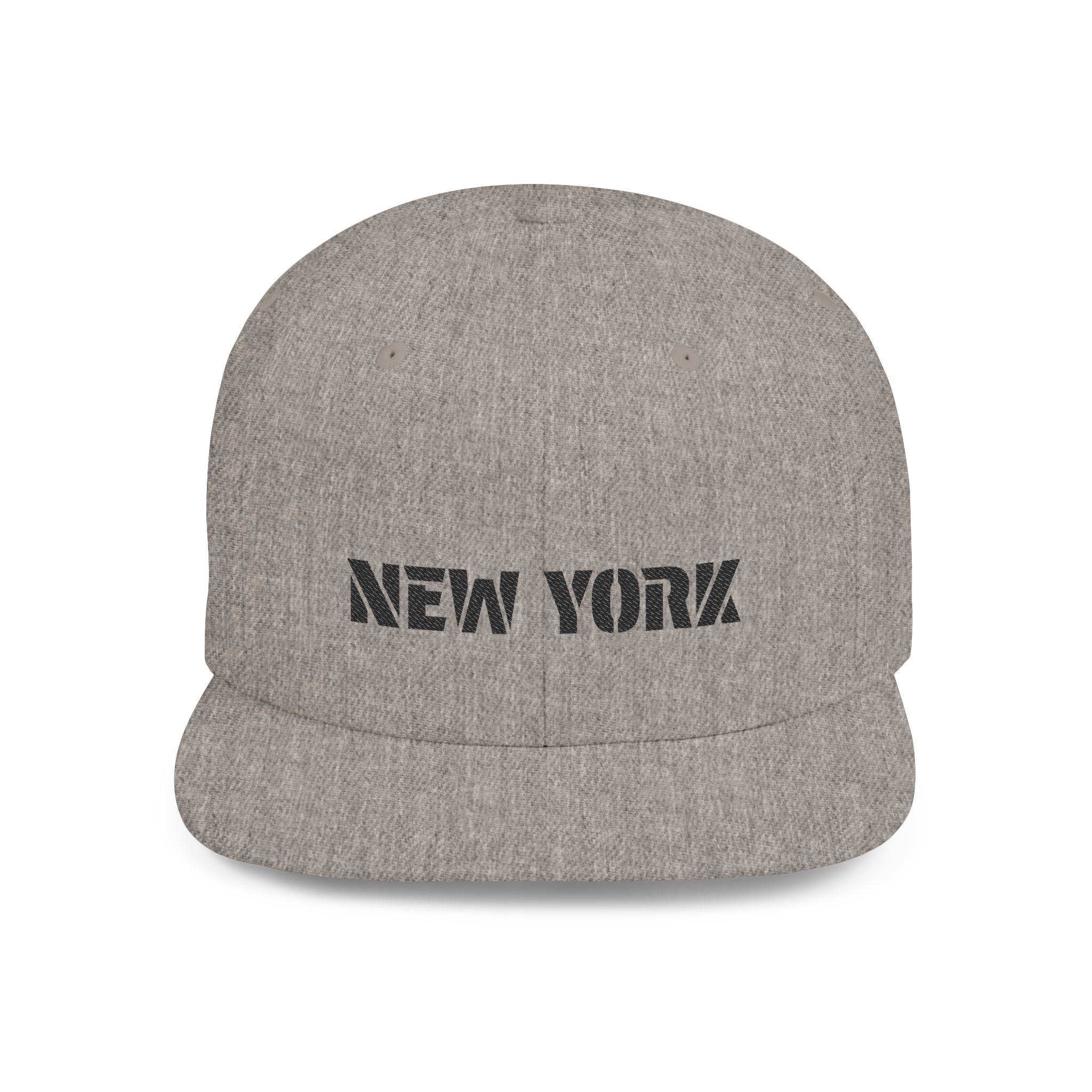 New York Flat Bill Snapback Hat, Urban Style Cap for Trendsetters, Casual Wear, Gift for Fashion Lovers, Streetwear Essentials Printify