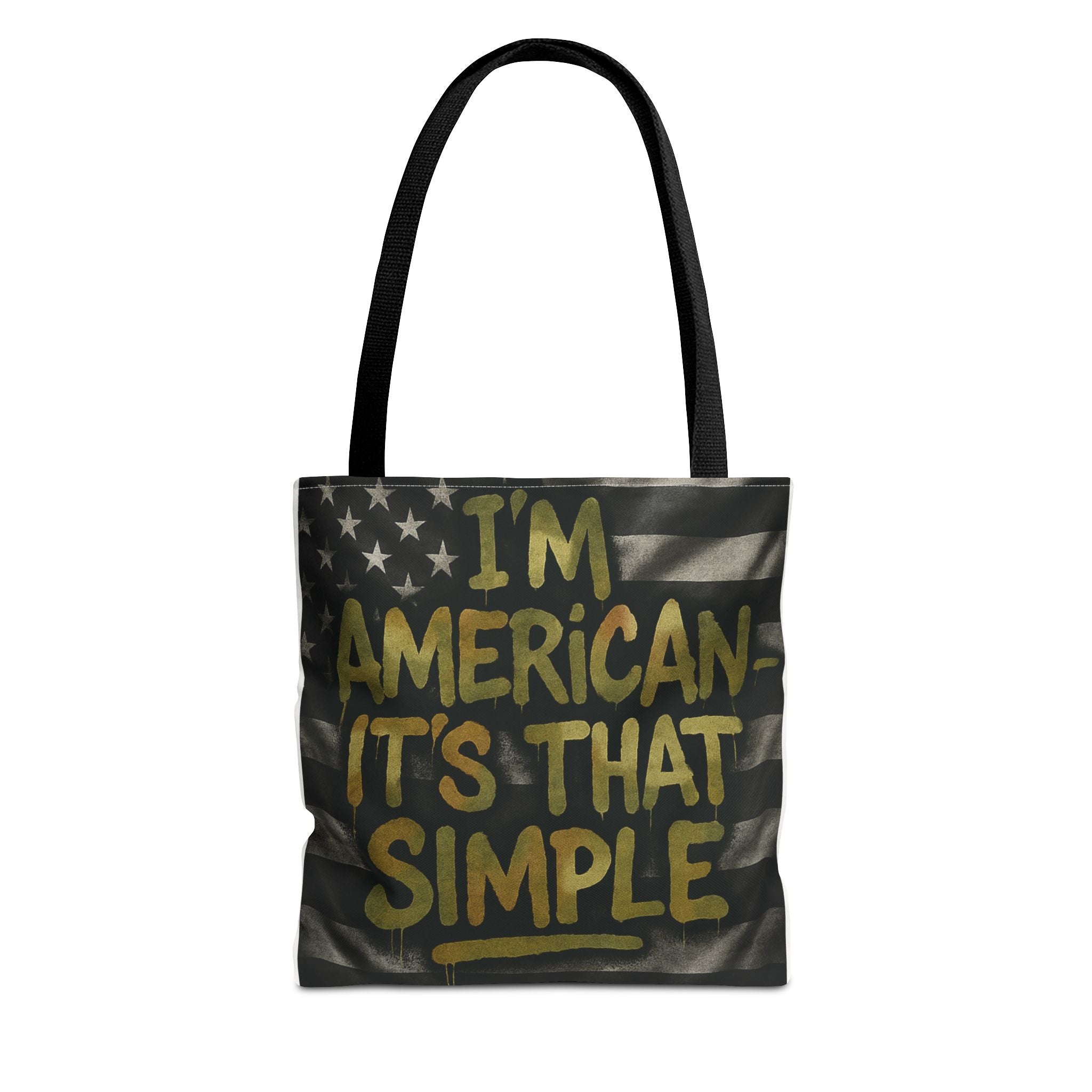 Patriotic Tote Bag for Americans, Gift for 4th of July, Shopping Bag, Travel Bag, Casual Accessories, Eco-Friendly Printify