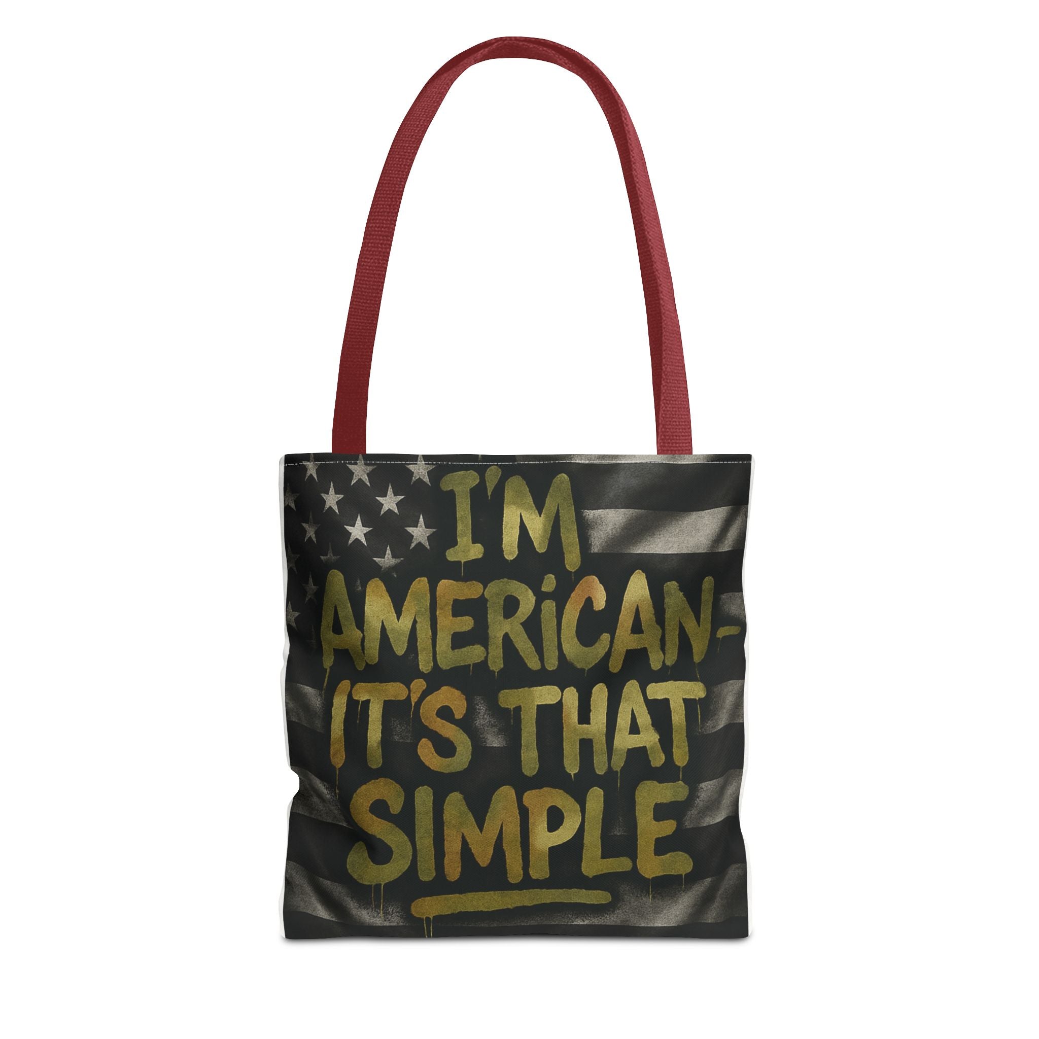 Patriotic Tote Bag for Americans, Gift for 4th of July, Shopping Bag, Travel Bag, Casual Accessories, Eco-Friendly Printify