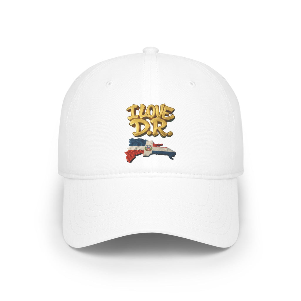 I Love DR Baseball Cap - Casual Style, Perfect for Summer Days, Gifts for Music Lovers, Trendy Accessory for Travelers, Fun Vacation Hat Printify