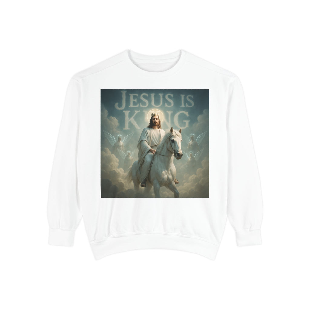 Unisex Garment-Dyed Sweatshirt Printify