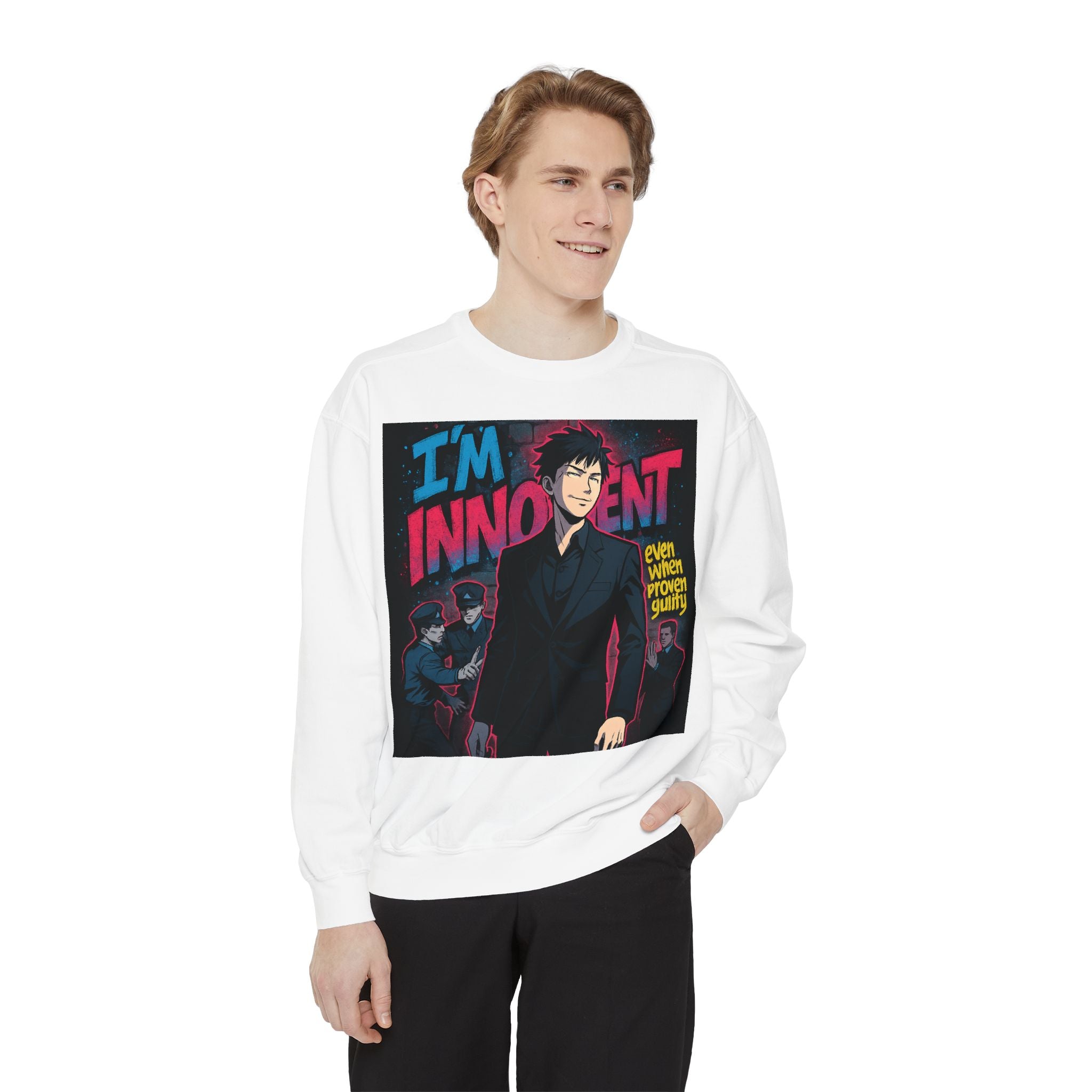 Innocent Unisex Sweatshirt | Cozy Casual Wear, Gift for Fans Printify