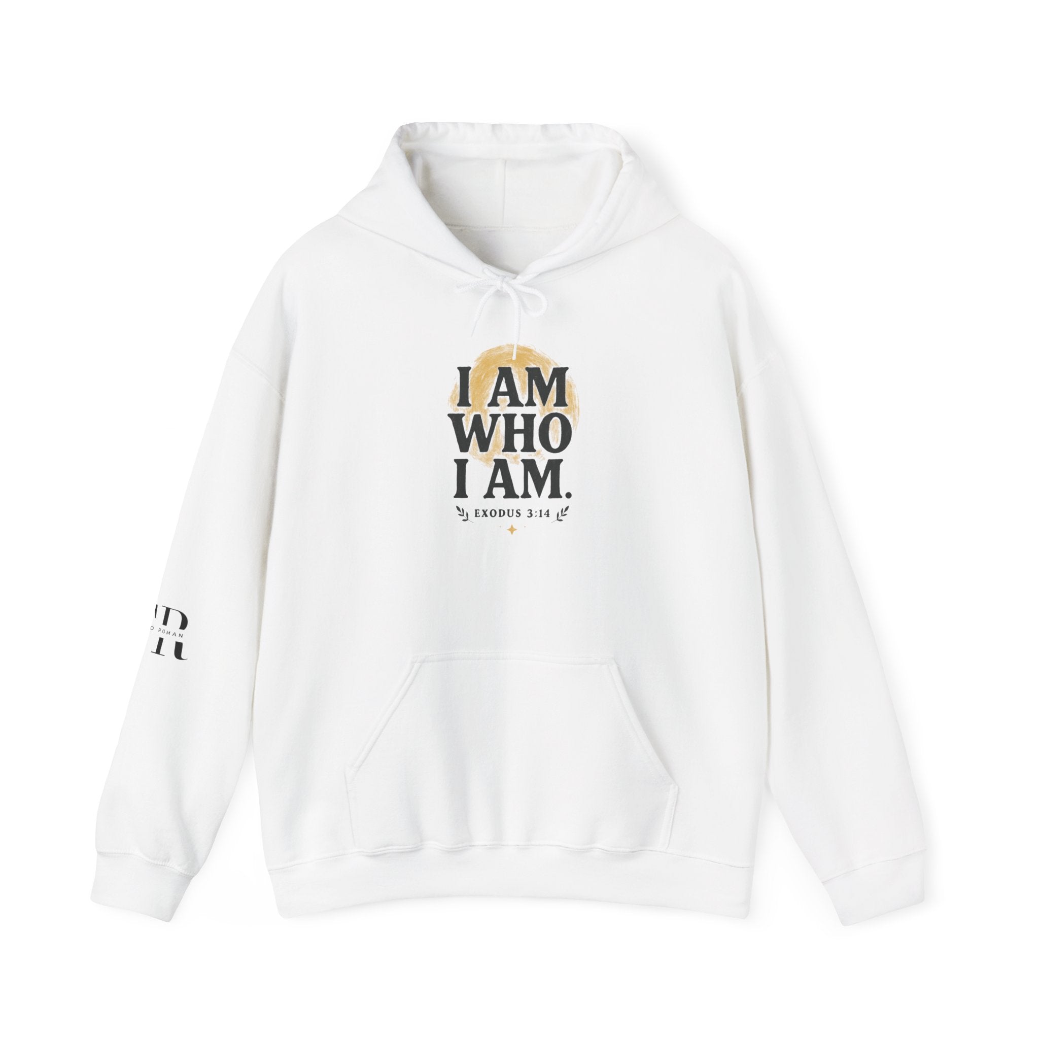 Empowering Unisex Sweatshirt - I AM WHO I AM, King of Kings, Inspirational Apparel, Motivational Gift, Cozy Hoodie Printify