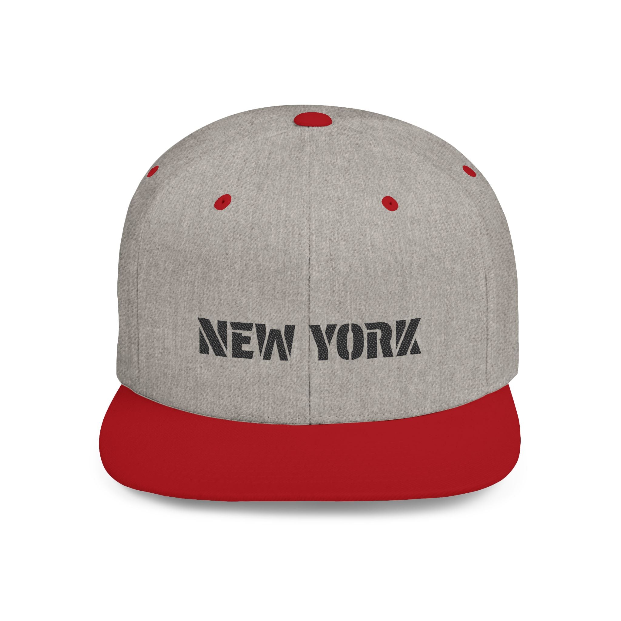 New York Flat Bill Snapback Hat, Urban Style Cap for Trendsetters, Casual Wear, Gift for Fashion Lovers, Streetwear Essentials Printify