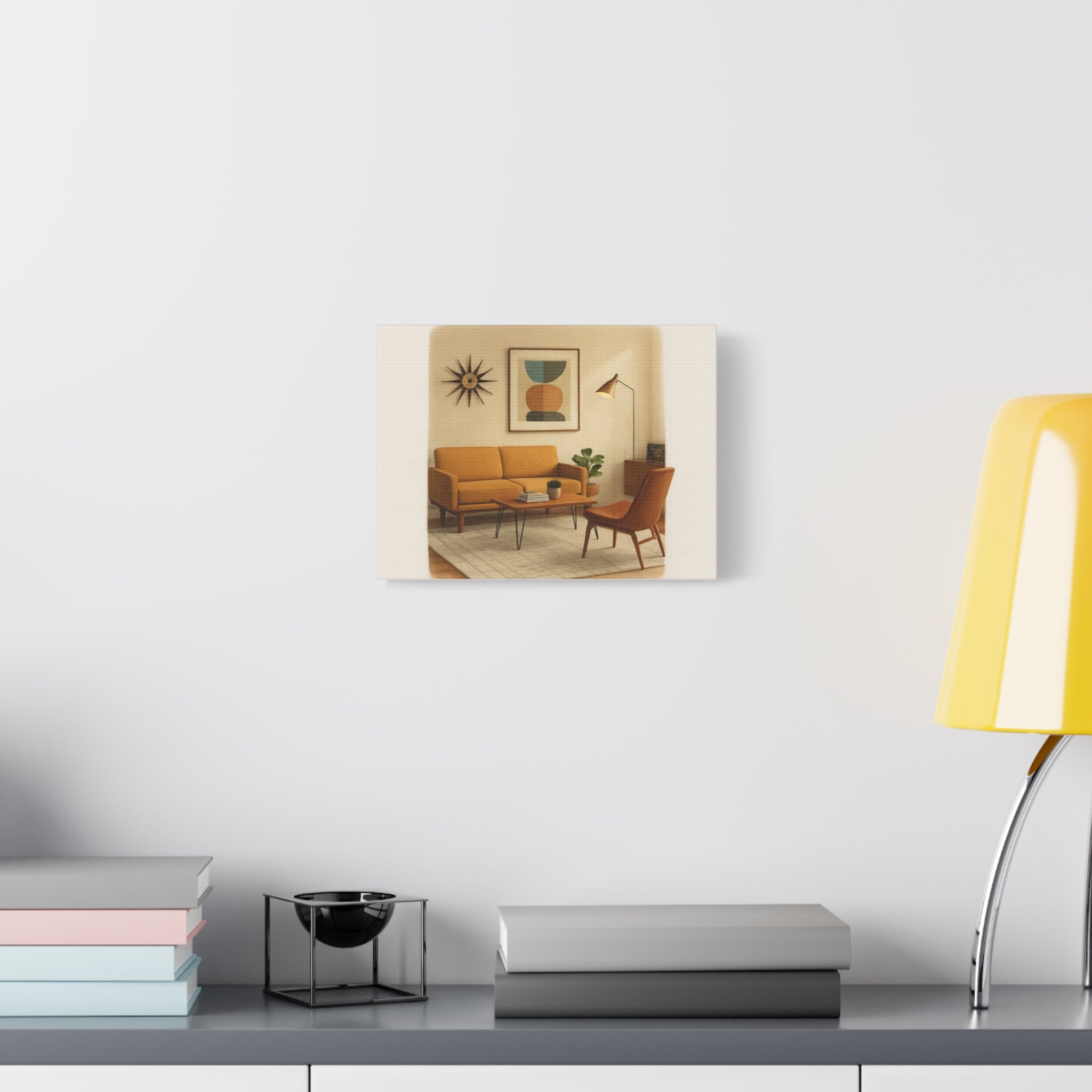 Mid-century Canvas Print Printify