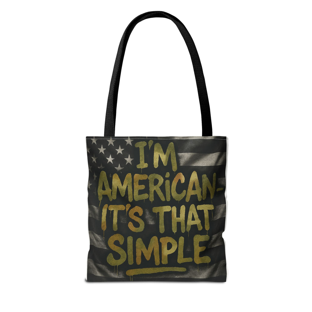 Patriotic Tote Bag for Americans, Gift for 4th of July, Shopping Bag, Travel Bag, Casual Accessories, Eco-Friendly