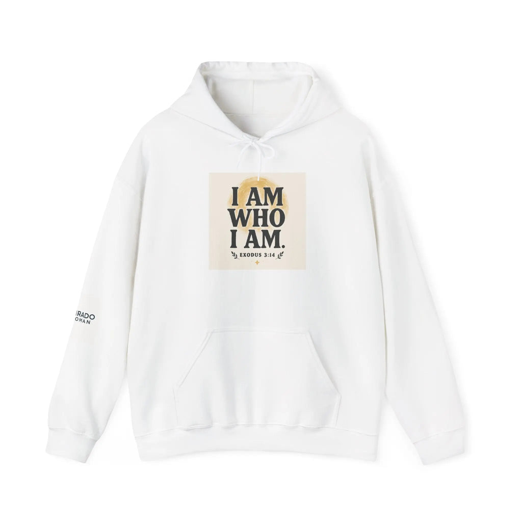 Empowering Unisex Sweatshirt - I AM WHO I AM, King of Kings, Inspirational Apparel, Motivational Gift, Cozy Hoodie Printify