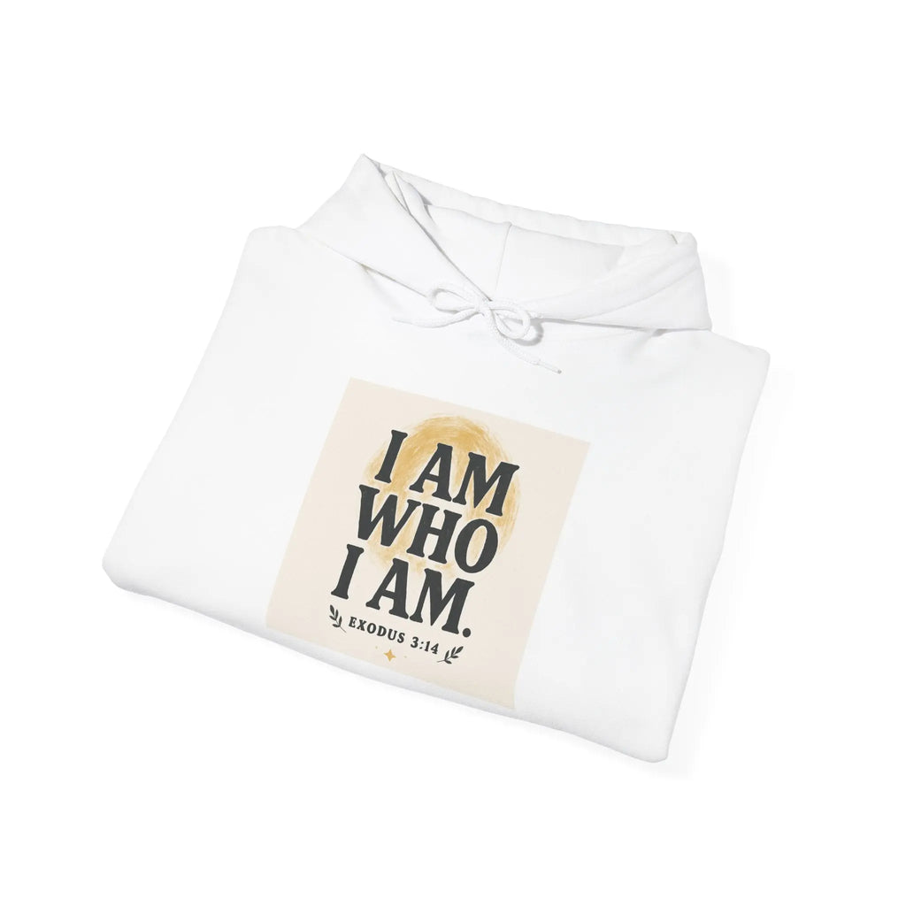 Empowering Unisex Sweatshirt - I AM WHO I AM, King of Kings, Inspirational Apparel, Motivational Gift, Cozy Hoodie Printify