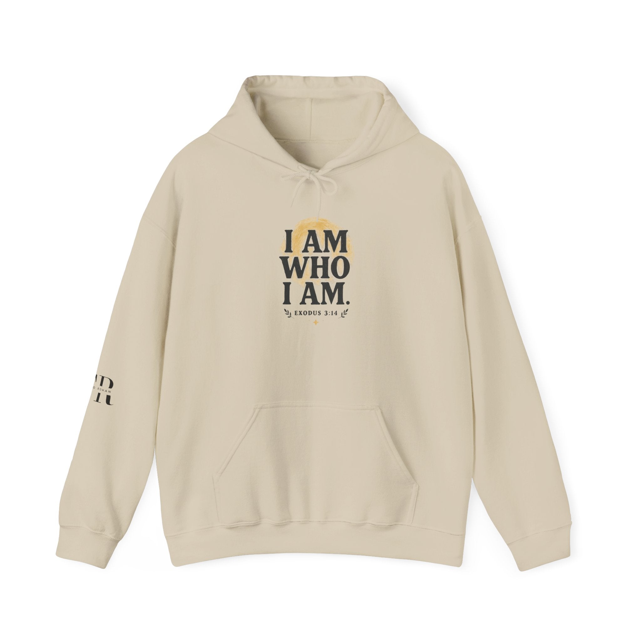 Empowering Unisex Sweatshirt - I AM WHO I AM, King of Kings, Inspirational Apparel, Motivational Gift, Cozy Hoodie Printify