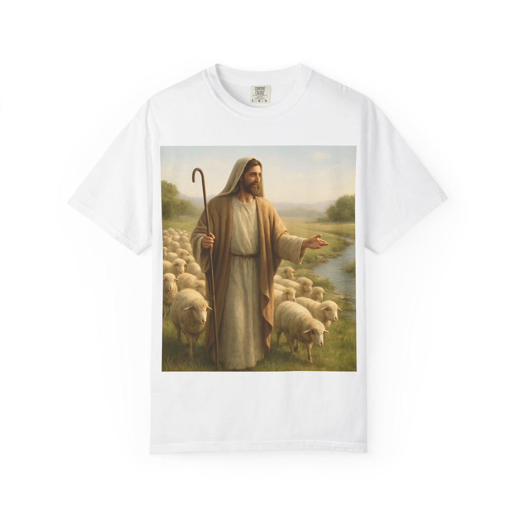 Shepherd's Comfort T-Shirt - Faith-Based Apparel, Spiritual Gift, Christian Wear, Inspirational Tee, Biblical Verse Fashion Printify