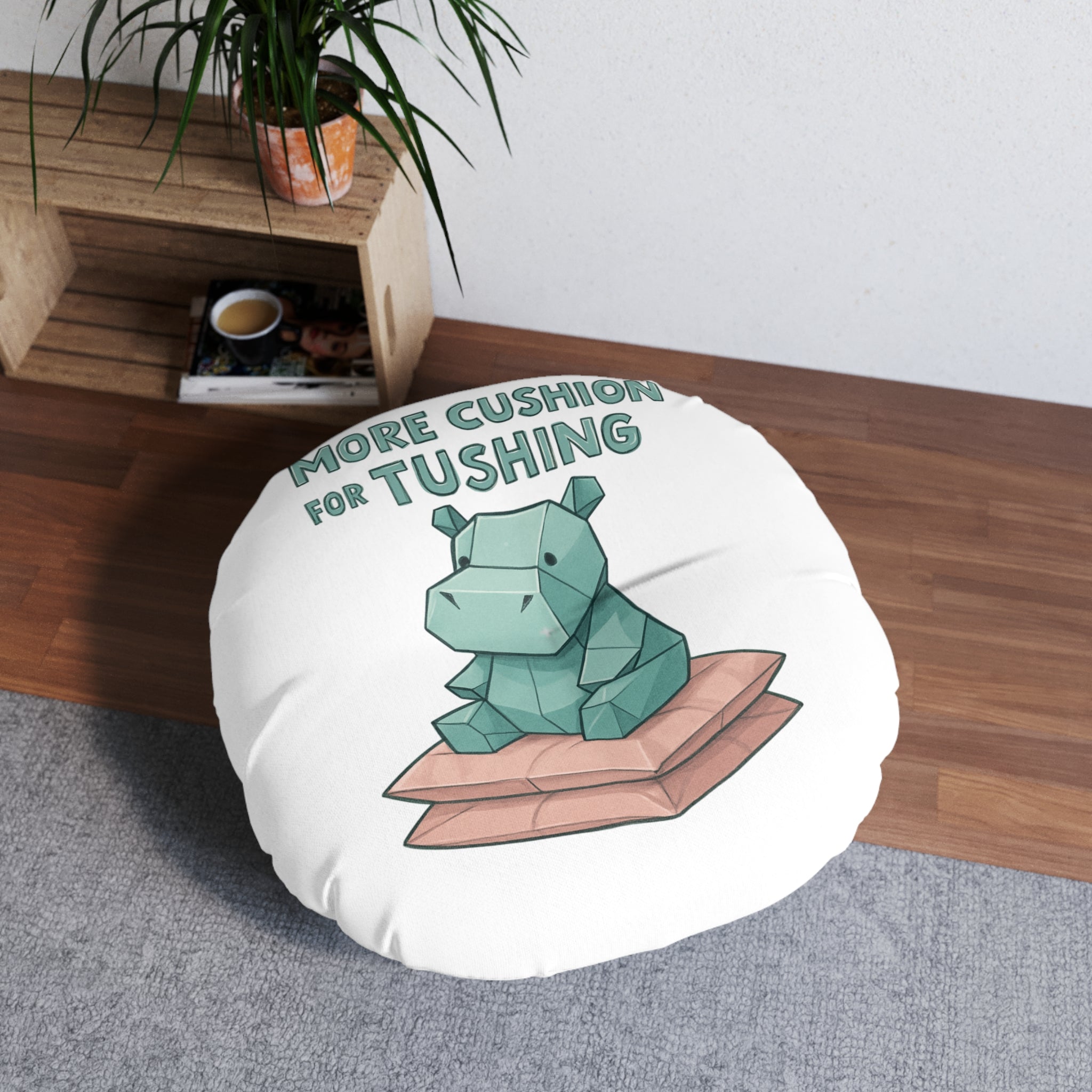 Whimsical Tufted Floor Pillow with Fun Designs - Great for Home Decor, Gifts, Cozy Seating, Floor Cushion, Kid's Room Printify