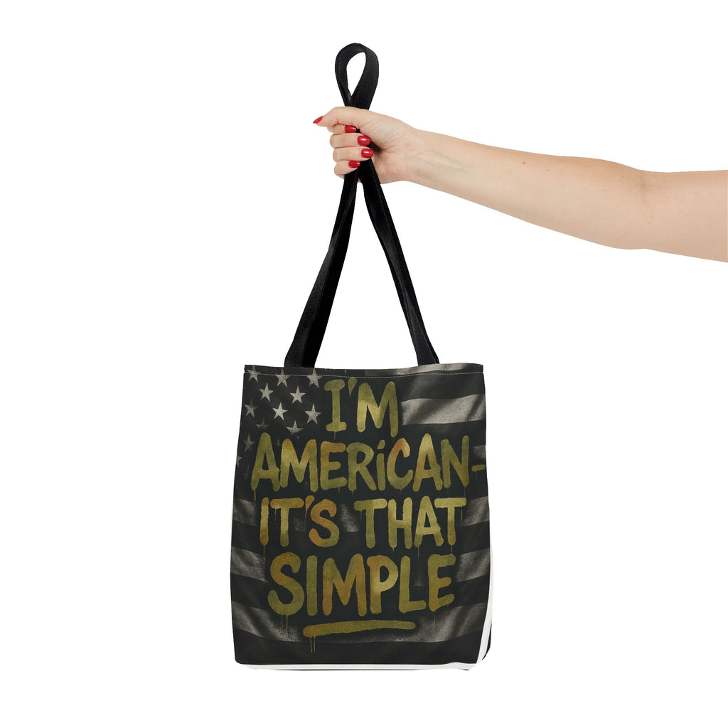 Patriotic Tote Bag for Americans, Gift for 4th of July, Shopping Bag, Travel Bag, Casual Accessories, Eco-Friendly