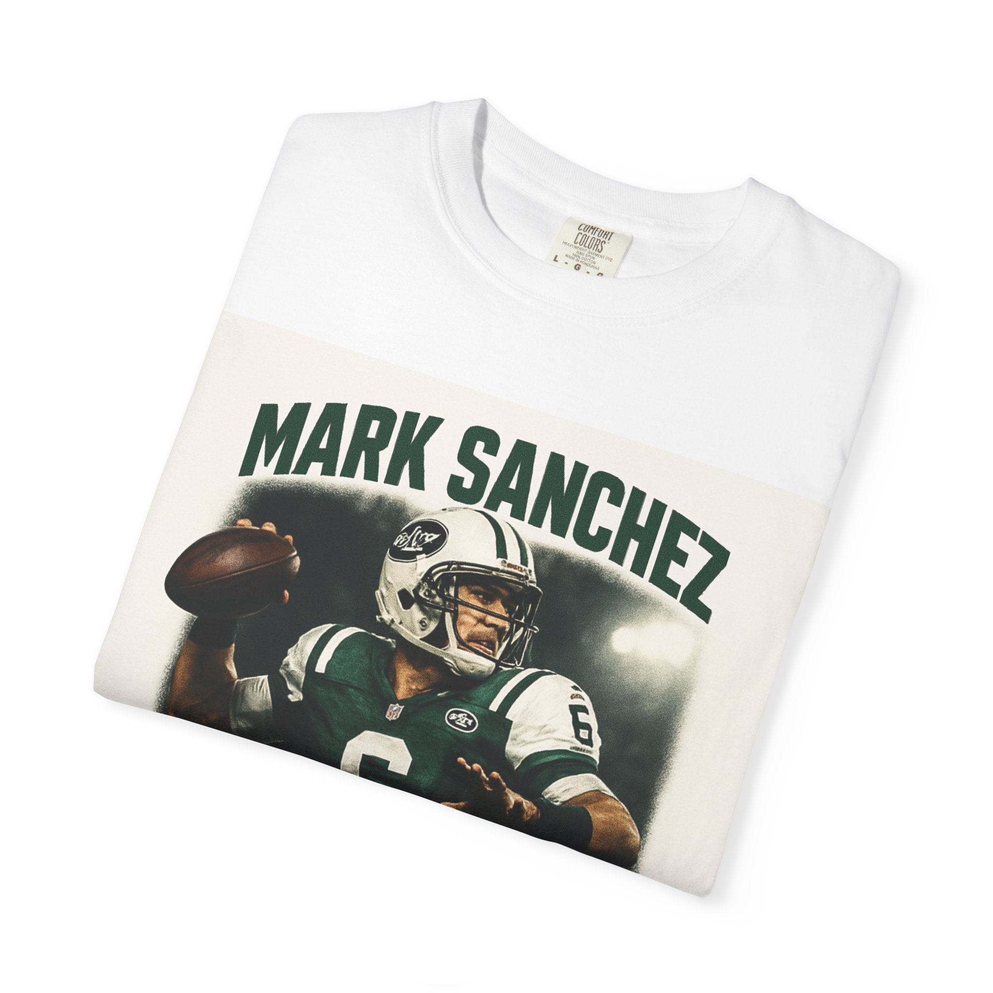 Mark Sanchez Vintage T-Shirt, Unisex Sports Tee for NFL Fans, Retro Football Shirt, Perfect Gift for Game Day and Sports Events