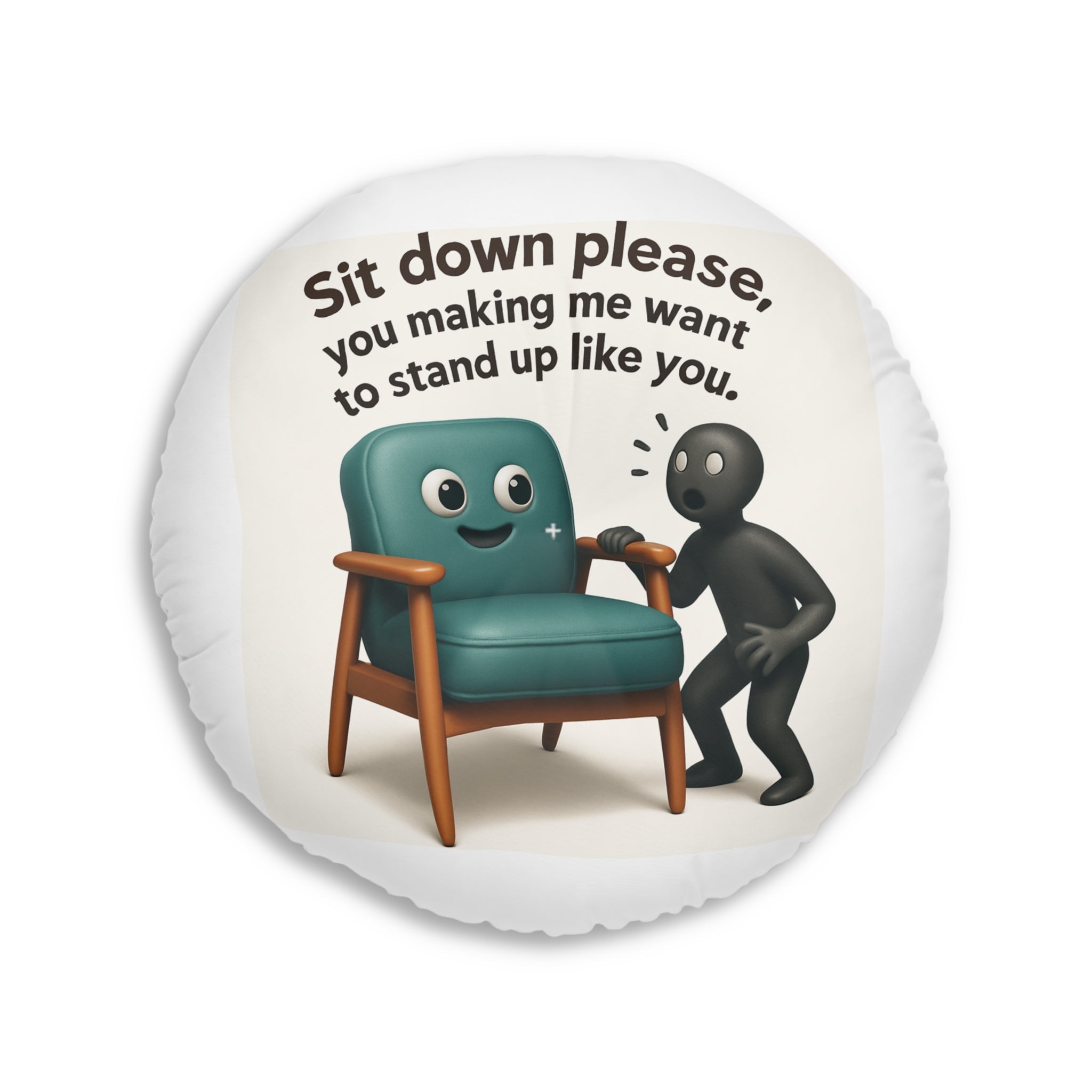 Whimsical Tufted Floor Pillow with Fun Designs - Great for Home Decor, Gifts, Cozy Seating, Floor Cushion, Kid's Room Printify