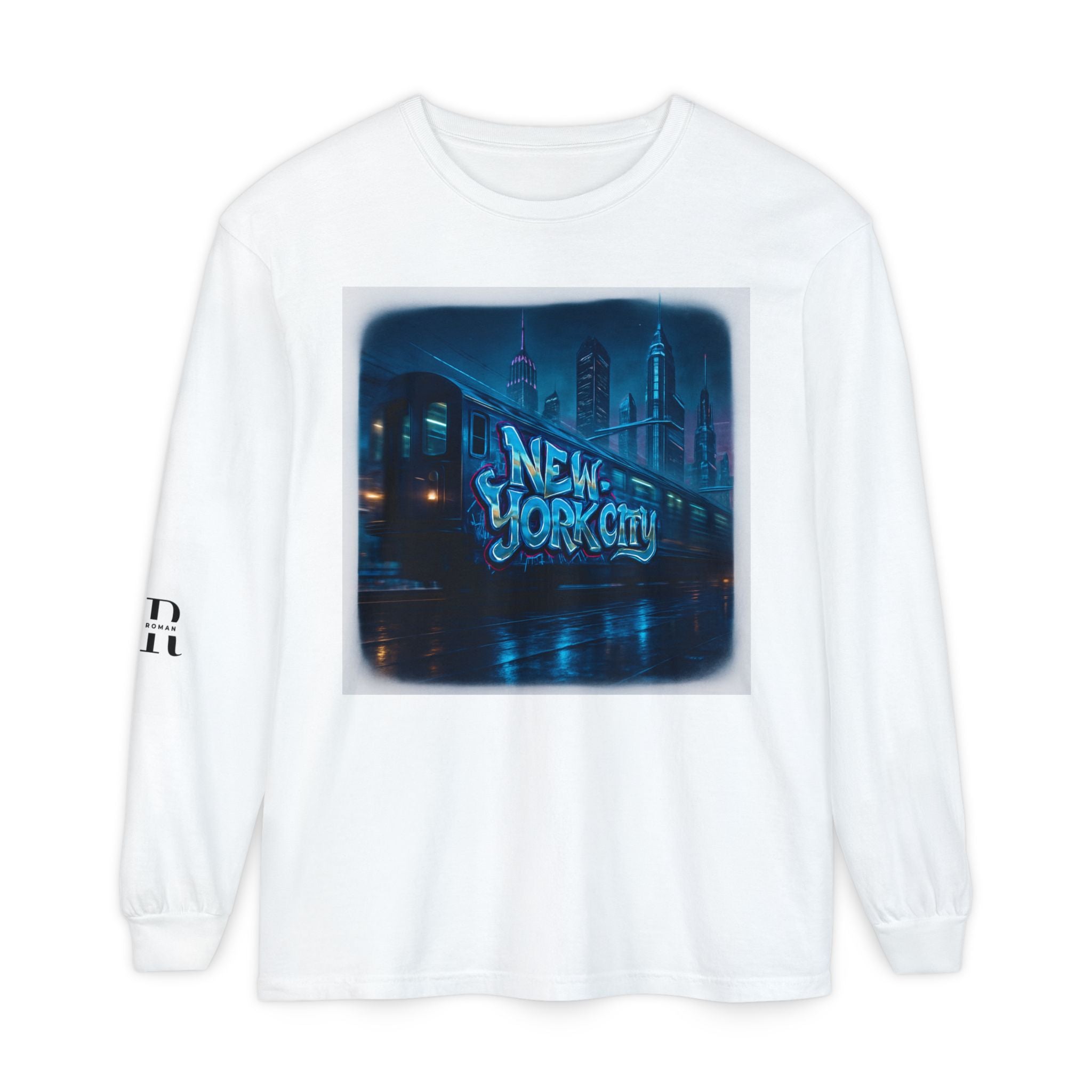 Urban Vibe Long Sleeve T-Shirt - New York City Graphic Tee Printify