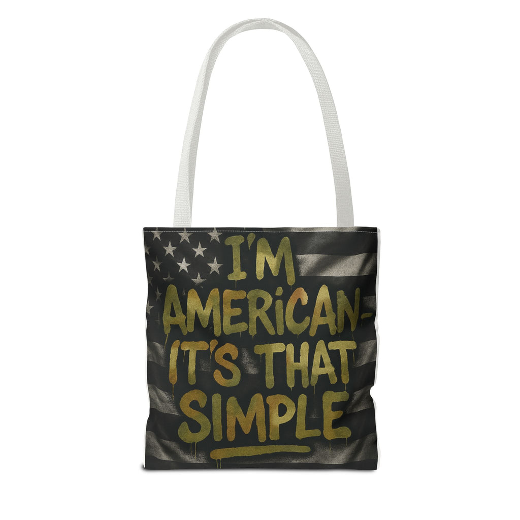 Patriotic Tote Bag for Americans, Gift for 4th of July, Shopping Bag, Travel Bag, Casual Accessories, Eco-Friendly