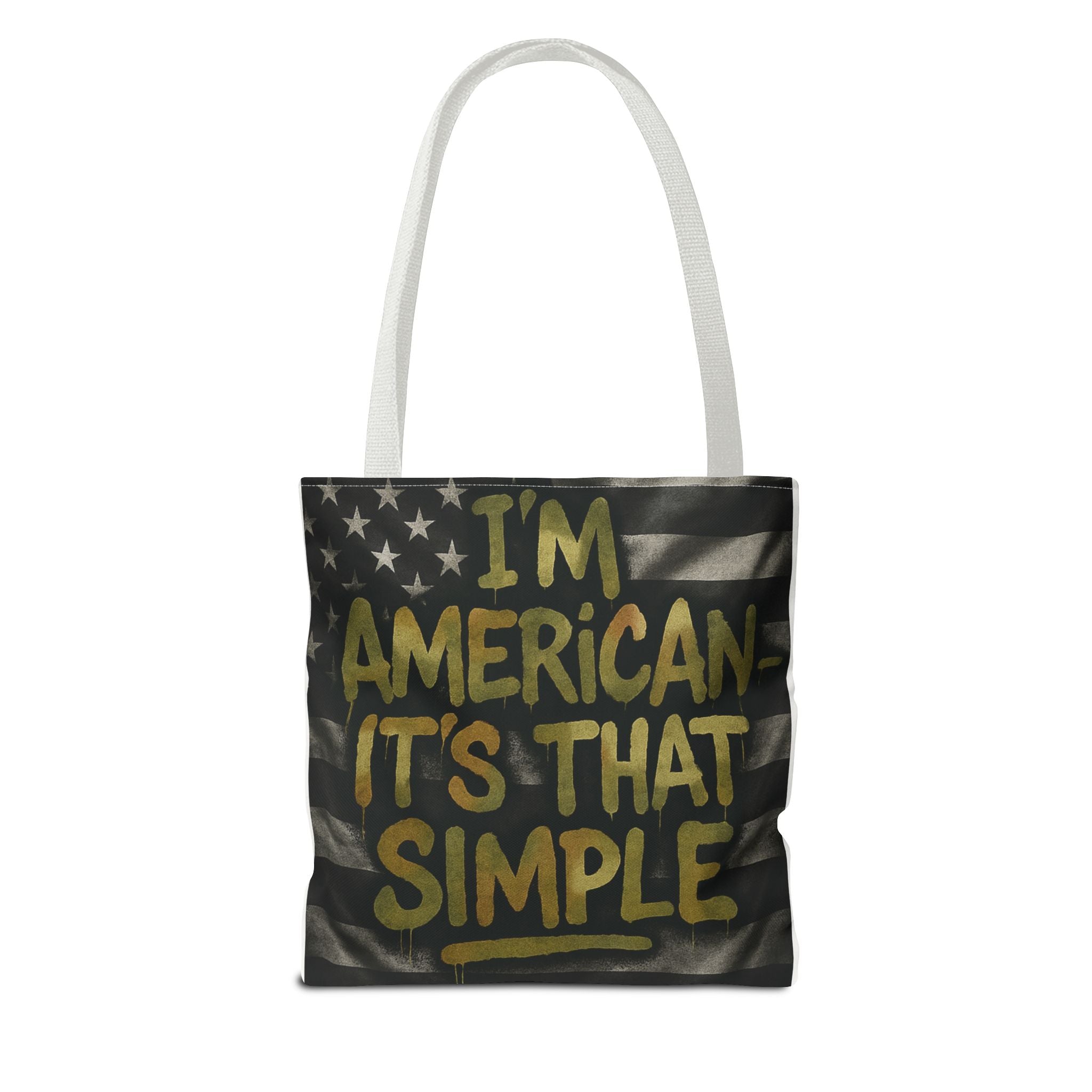 Patriotic Tote Bag for Americans, Gift for 4th of July, Shopping Bag, Travel Bag, Casual Accessories, Eco-Friendly