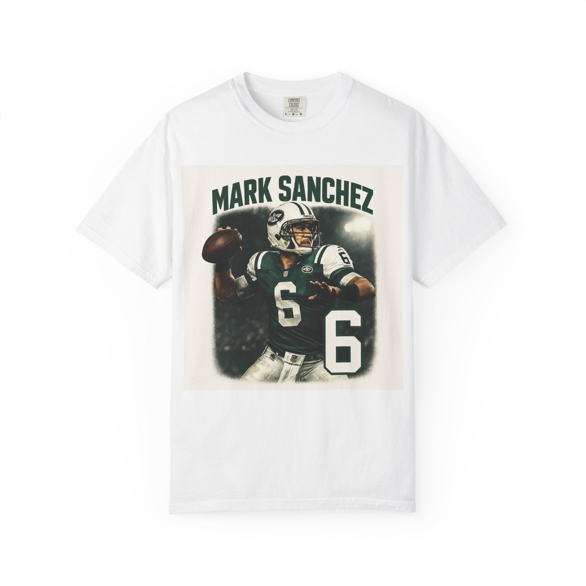 Mark Sanchez Vintage T-Shirt, Unisex Sports Tee for NFL Fans, Retro Football Shirt, Perfect Gift for Game Day and Sports Events Printify