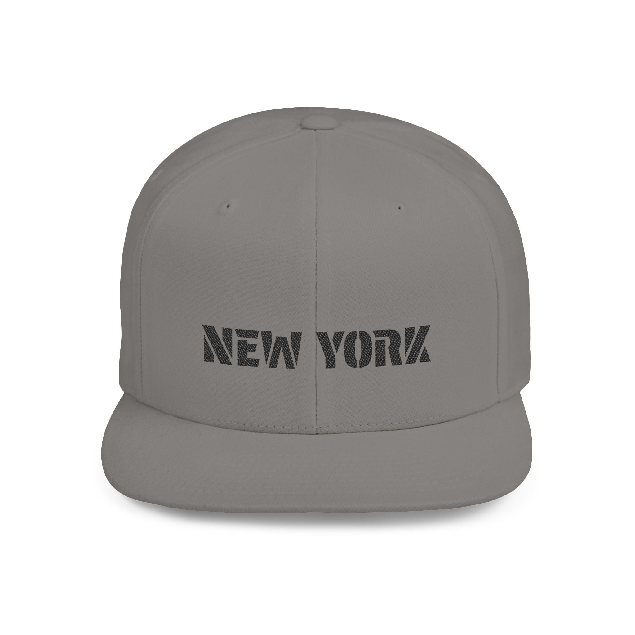 New York Flat Bill Snapback Hat, Urban Style Cap for Trendsetters, Casual Wear, Gift for Fashion Lovers, Streetwear Essentials Printify