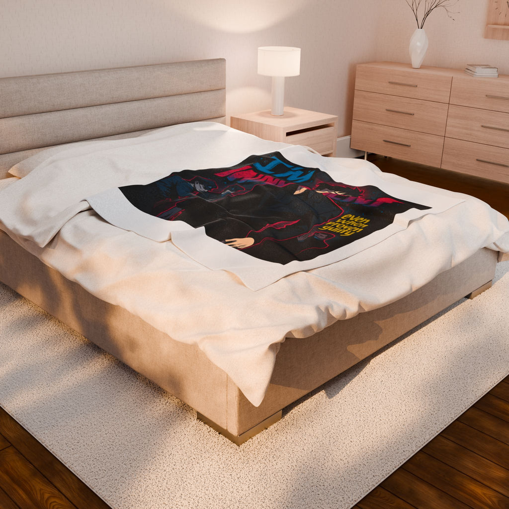 Innocent Vibes Velveteen Plush Blanket – Cozy Throw for Anime Lovers, Perfect Gift for Birthdays, Home Decor, Relaxation