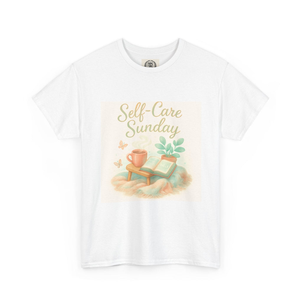 Self-Care Sunday Tee, Relaxation Shirt, Gift for Mindfulness, Casual Wear, Everyday Comfort, Cozy Outfit, Summer Style Printify