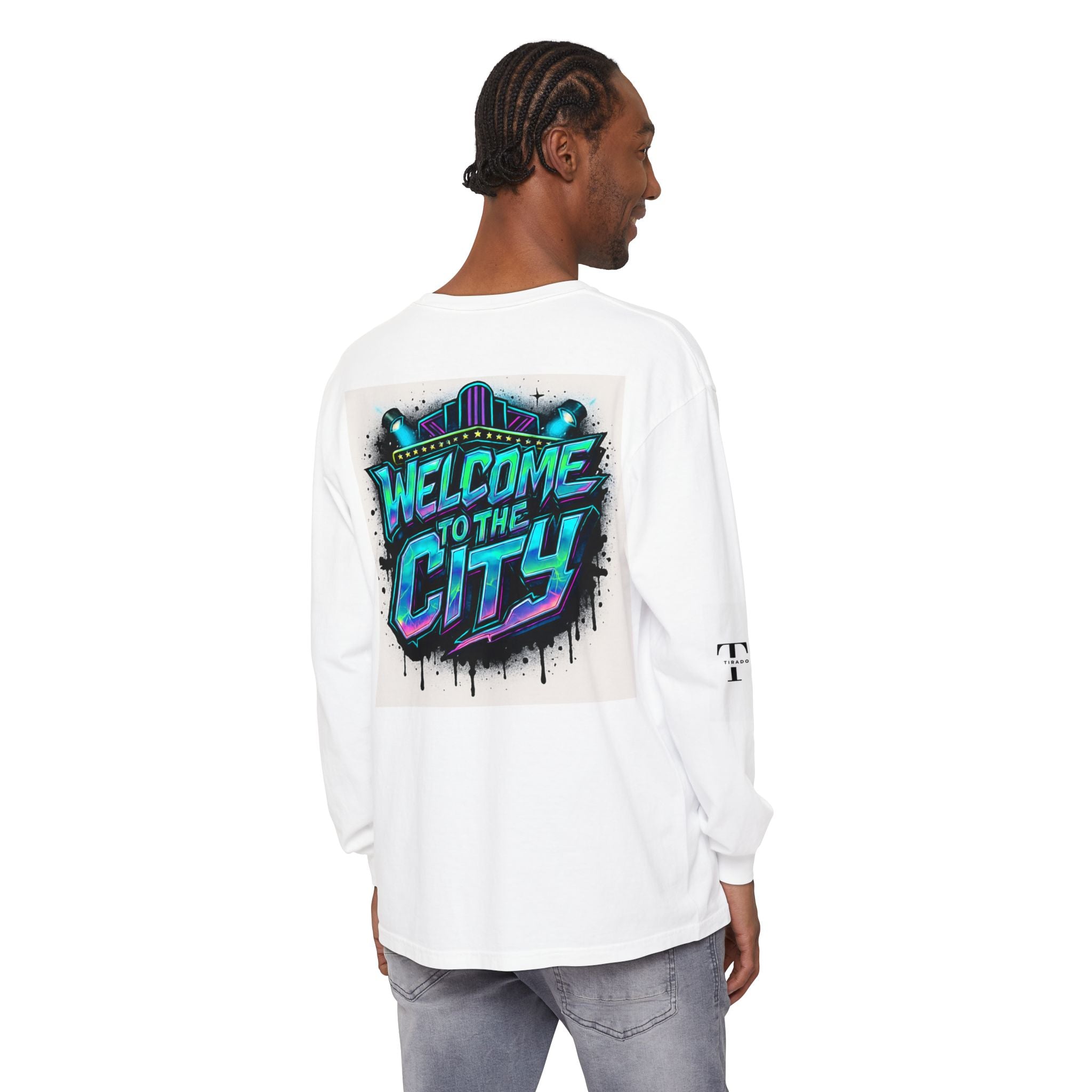 Urban Vibe Long Sleeve T-Shirt - New York City Graphic Tee Printify